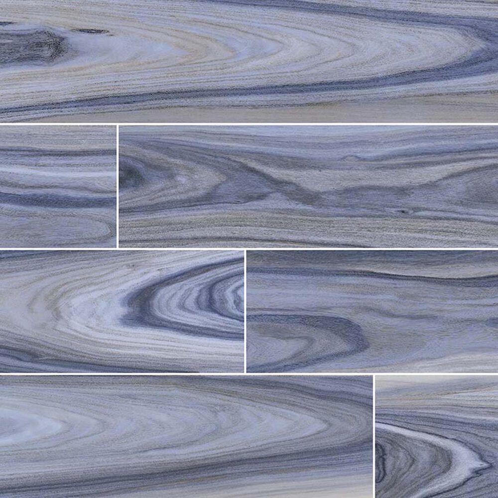 MS International Dellano Exotic Blue 8" x 48" Porcelain Tile, , large