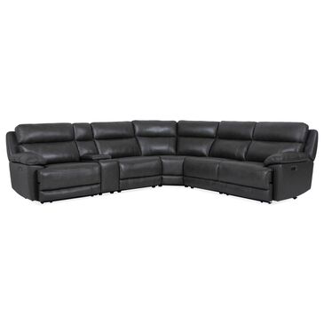 Oxford Furniture Madrid 6-Piece Power Symmetrical Sectional in Granite, , large