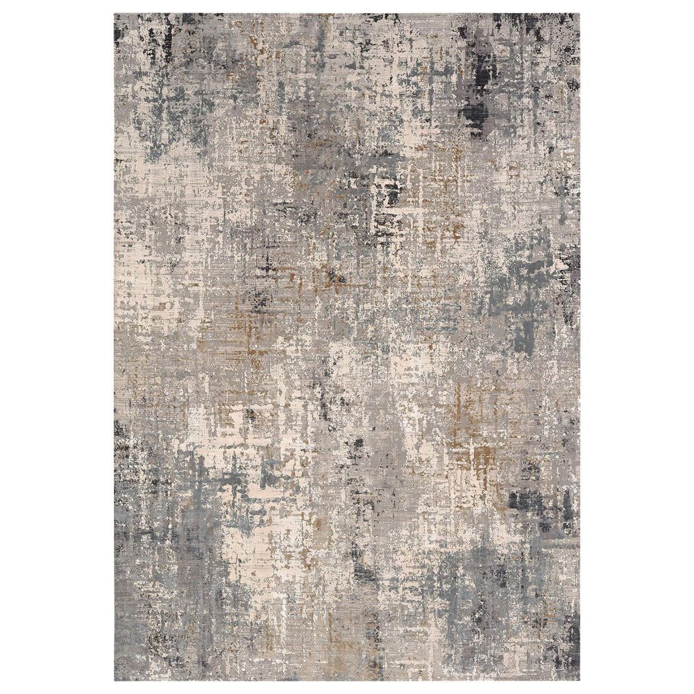 Karastan Tryst Marseille RG073-131 12" x 15" Grey Area Rug, , large
