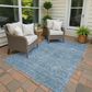 Dalyn Rug Company Soft Essentials Solid Denim 10" x 14" Indoor/Outdoor Area Rug, , large