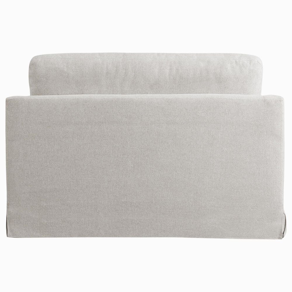 Lifestyle Solutions Harper Stationary Sleeper Loveseat in Oatmeal, , large