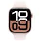 Apple Watch Series 10 GPS + Cellular 46mm Rose Gold Aluminum Case with Light Blush Sport Band - M/L, , large