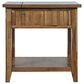 Jofran Claremont Chairside Table in Brown, , large