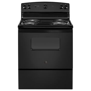 GE Appliances 30" Freestanding Electric Range in Black, , large