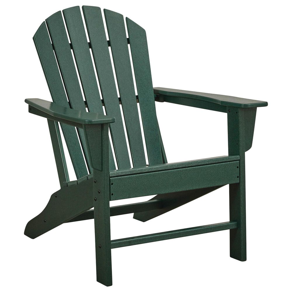 Ashley Sundown Shores Patio Adirondack Chair in Green, , large
