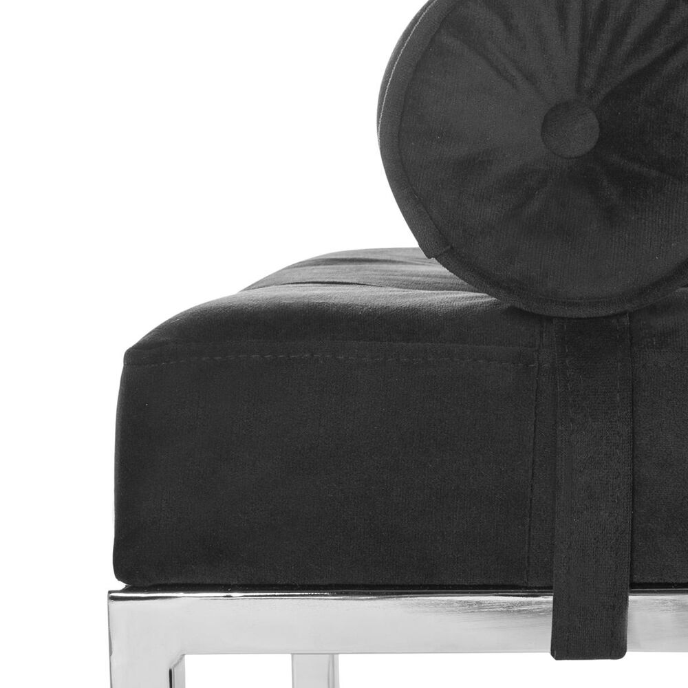 Safavieh Xavier Tufted Bench in Black, , large