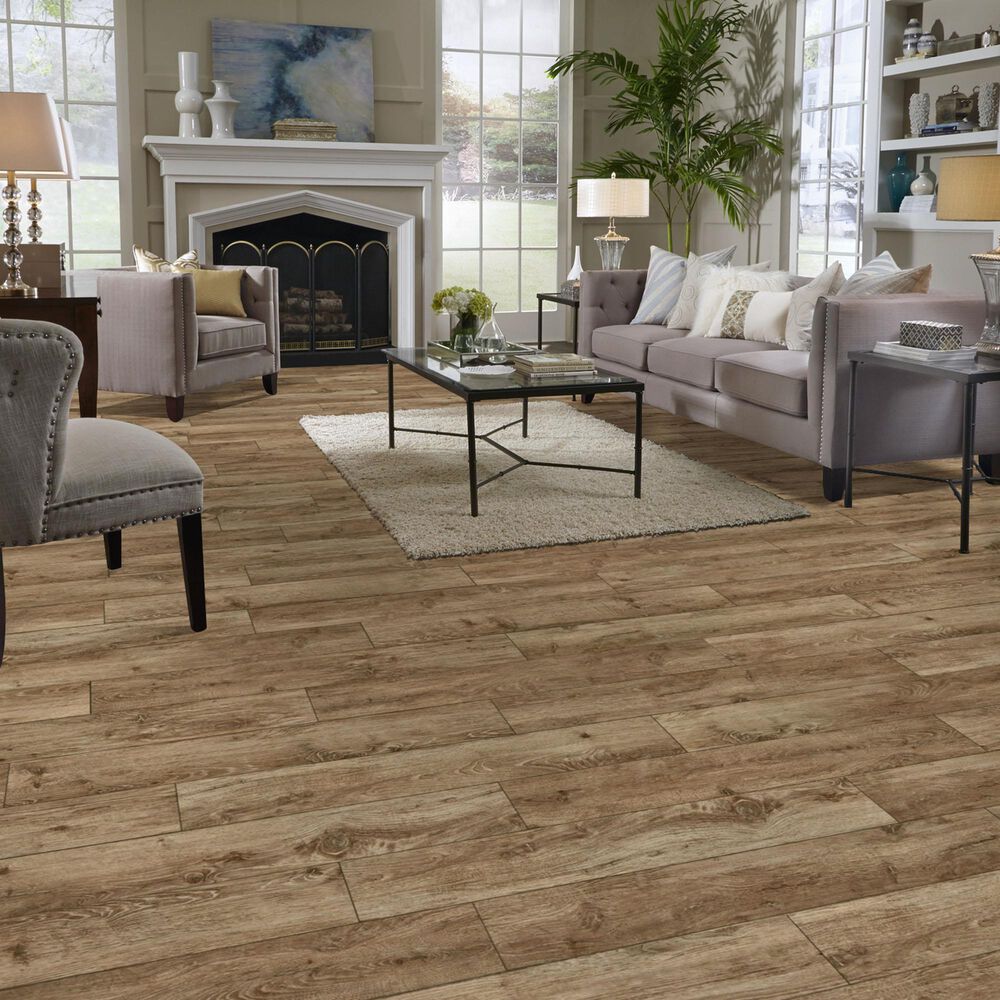 Mannington REALTA SPC Scandinavian Oak Pecan 7&quot; x 48&quot; Luxury Vinyl Plank, , large
