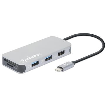 Manhattan USB-C 8-In-1 Docking Station with Power Delivery, , large
