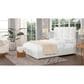 Jennifer Taylor Home Miramar Queen Platform Bed in Antique White, , large