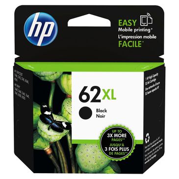 HP 62XL High Yield Black Original Ink Cartridge, , large