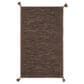 Safavieh Montauk 6" x 9" Brown and Black Area Rug, , large
