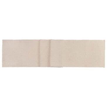 Boston International Cobble Woven Table Runner in Ivory and Beige, , large