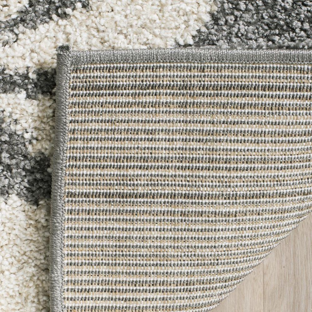 Safavieh Florida Shag SG459-8013-27 2&#39;3&quot; x 7&#39; Grey/Beige Runner, , large