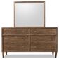 Urban Home Langley 6-Drawer Dresser and Mirror in Autumn Forest, , large