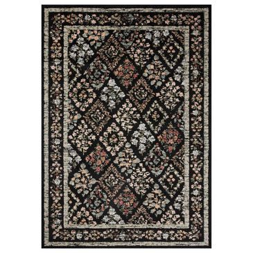 Rifle Paper Co. x Loloi Laurel Parquet 2"8" x 4" Black Area Rug, , large