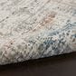 Nourison Rustic Textures Light Grey and Multicolor 6" x 9" Area Rug, , large