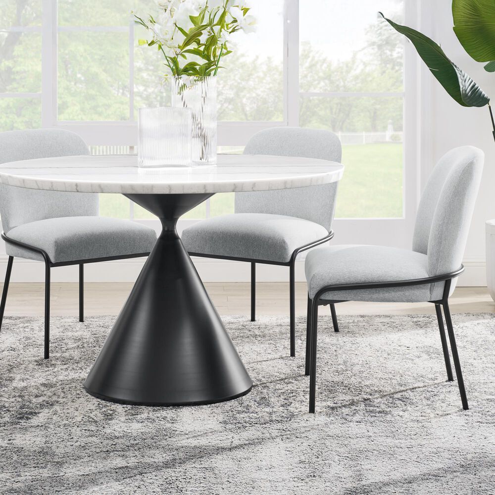 Steve Silver Conrad Side Chair in Black, , large