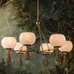 Mitzi Lighting Niya 6-Light Chandelier in Aged Brass, , large