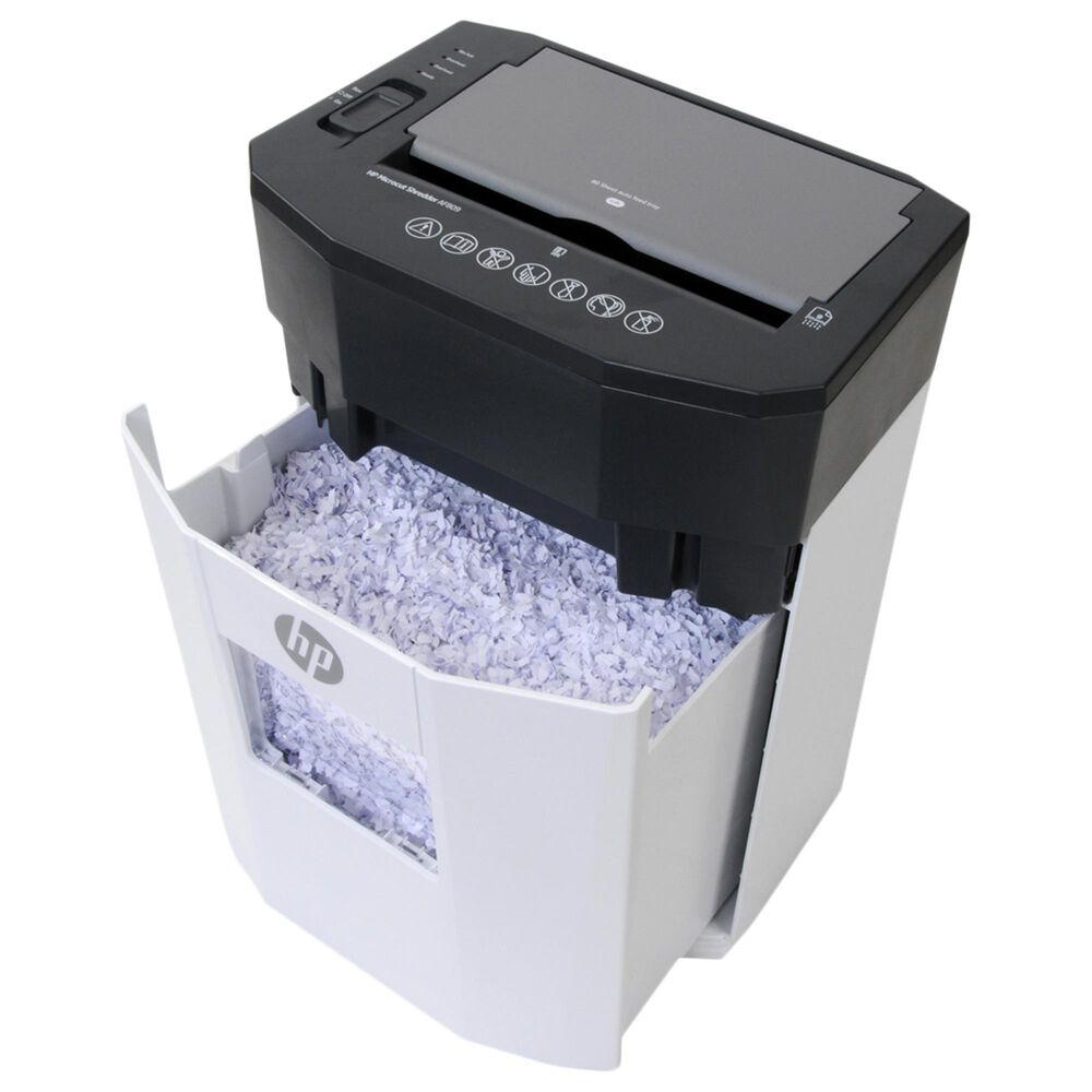 HP 80 Sheets Autofeed Microcut Shredder in White, , large