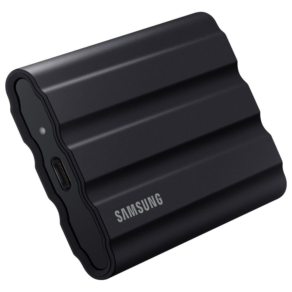 Samsung 1TB T7 Shield Portable External SSD in Black, , large