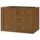James Martin Laurent 36" Single Bathroom Vanity in Honey Oak with 3 cm Ethereal Noctis Silestone Top and Rectangular Sink, , large