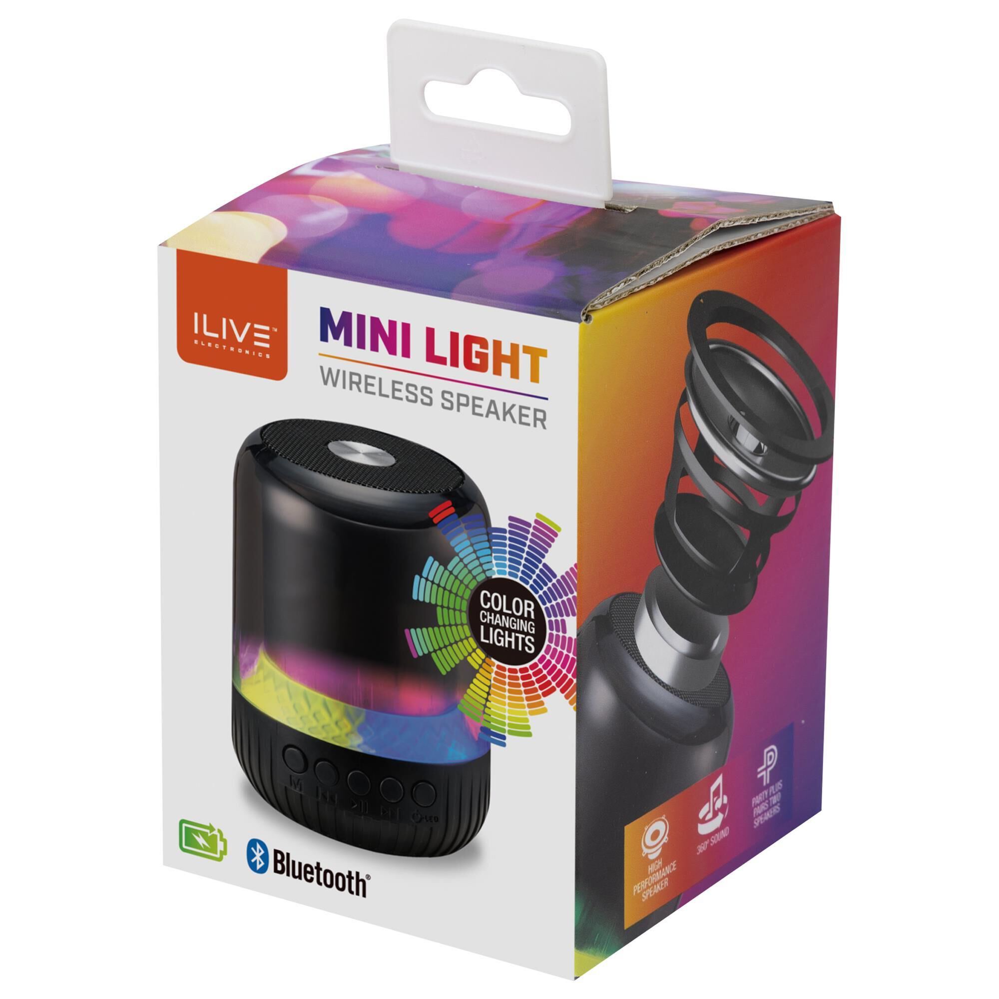 iLive MiniMight Bluetooth Speaker in Black