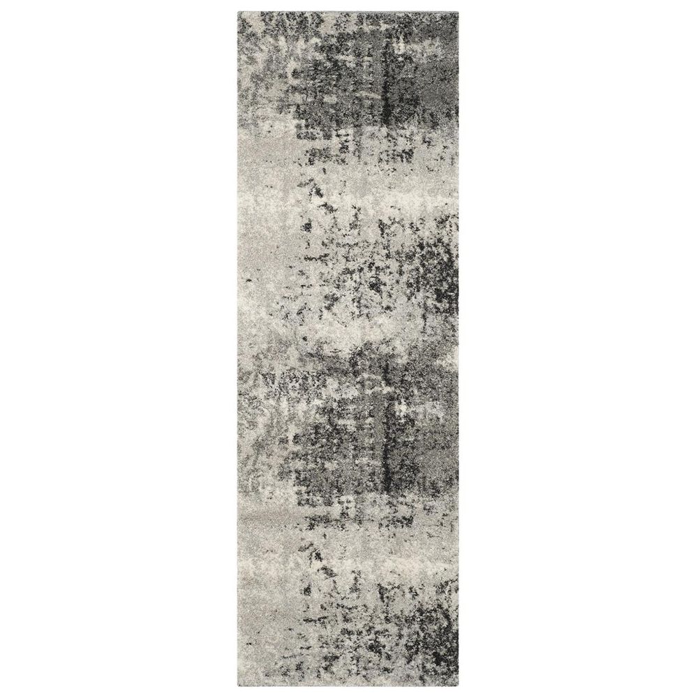 Safavieh Retro RET2139-7980 2"3" x 7" Light Grey and Grey Runner, , large
