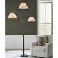 Ashley Gibbswellner Metal Arc Lamp in Black, , large