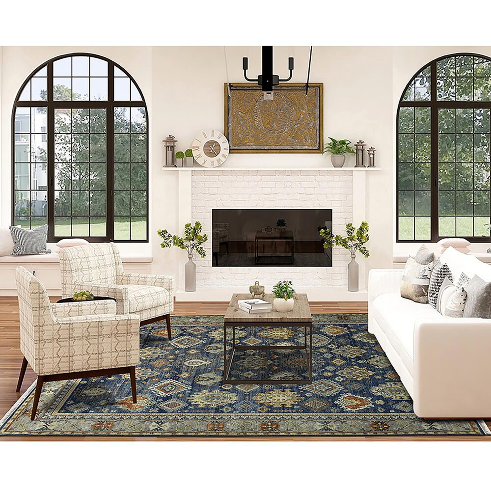 Amer Rugs Milano 10&#39; x 14&#39; Dark Blue Area Rug, , large