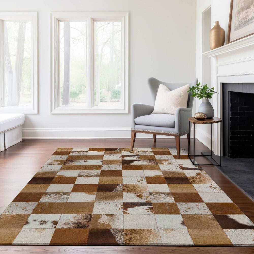 Dalyn Rug Company Bozeman BM10 Brown 9&#39; x 12&#39; Area Rug, , large