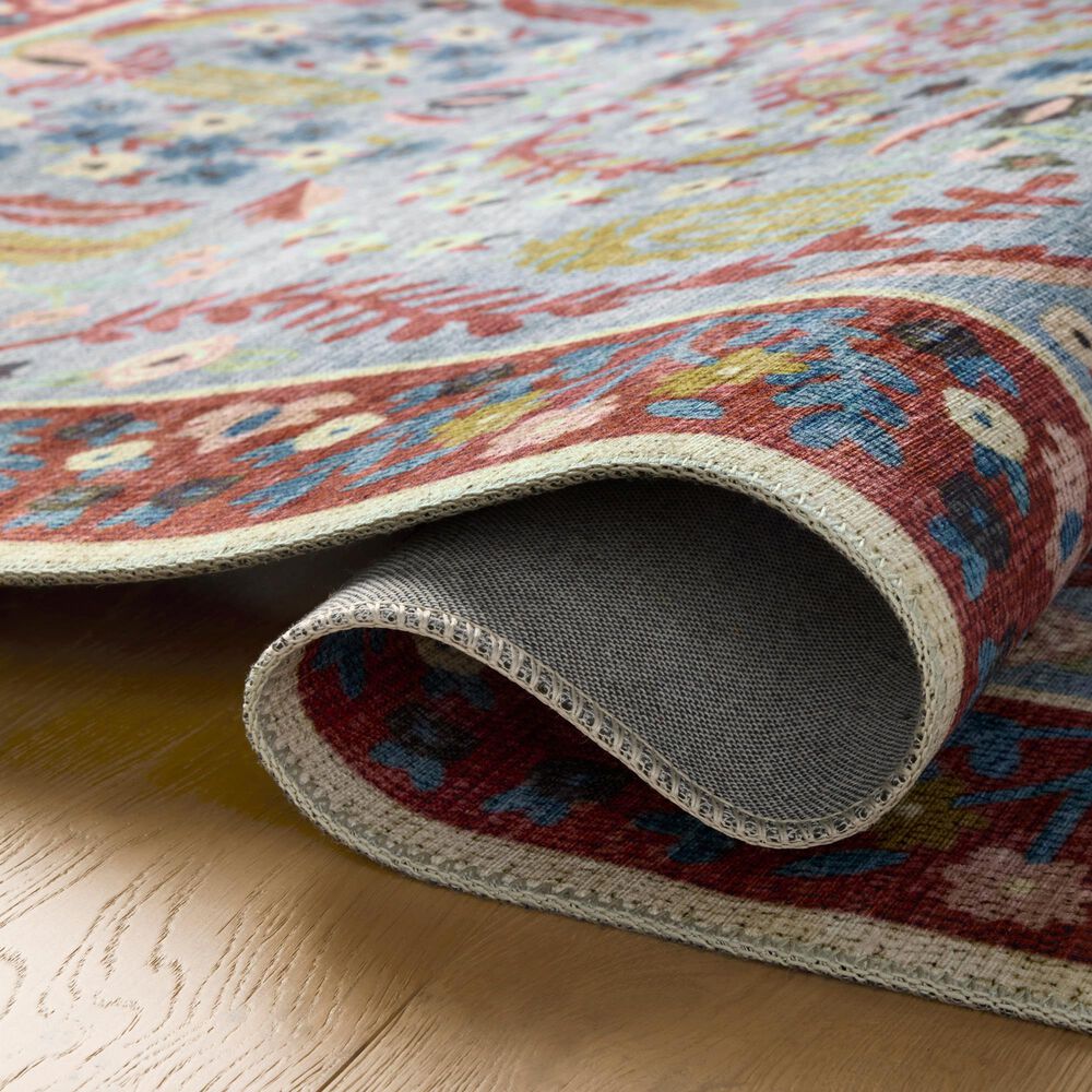 Loloi Canopy Edie Red and Blue 5&#39; x 7&#39;6&quot; Area Rug, , large
