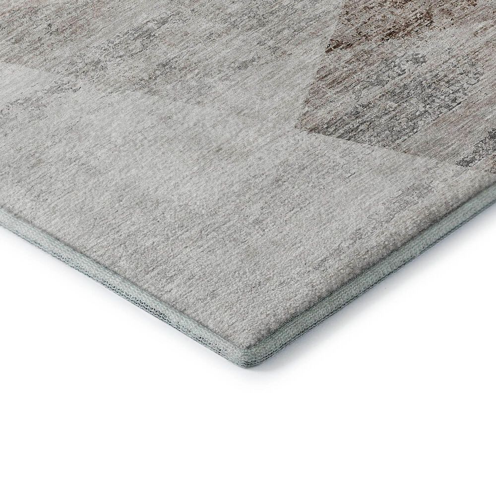 Dalyn Rug Company Neo NO11 1&#39;8&quot; x 2&#39;6&quot; Silver Area Rug, , large