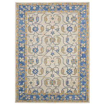 Amer Rugs Romania 8" x 10" Royal Blue Area Rug, , large