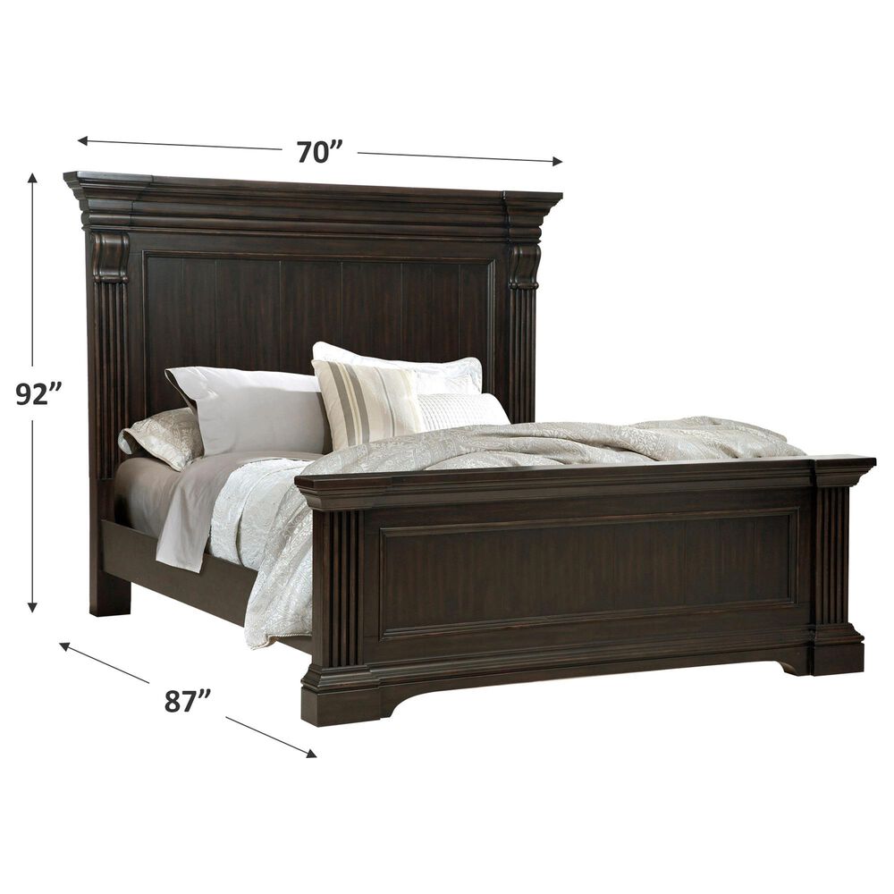 Chapel Hill Caldwell King Panel Bed in Dark Expresso, , large