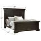Chapel Hill Caldwell King Panel Bed in Dark Expresso, , large