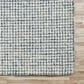 L&R Resources Criss Cross Ivory and Stone Blue 9" x 12" Area Rug, , large