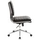 OSP Home Armless Manager Chair in Black, , large