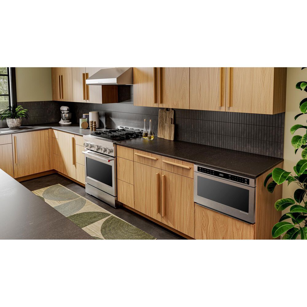 KitchenAid 1.3 Cu. Ft. Under-Counter Microwave Oven Drawer with Steam Cooking in Stainless Steel, , large