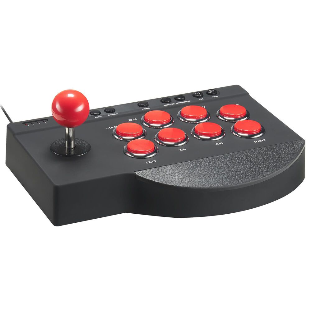 SUBSONIC Arcade Stick in Black and Red, , large