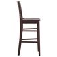 Linon Home Decor Jace Bar Stool in Dark Brown, , large