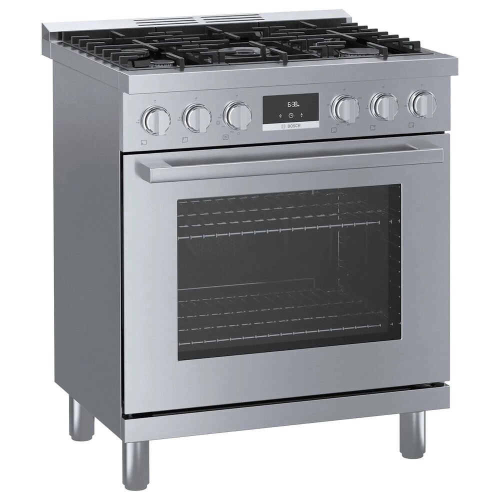 Bosch 800 Series 30&quot; Gas Freestanding Range in Stainless Steel, , large