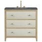 James Martin Vanities Celeste 36" Single Vanity in Sun-washed Oak with Embossed Shagreen and with 3 cm Parisien Bleu Quartz Top, , large