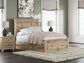 Ashley Makidern 2-Piece Full Storage Bedroom Set with Six Drawers in Natural Brown, , large
