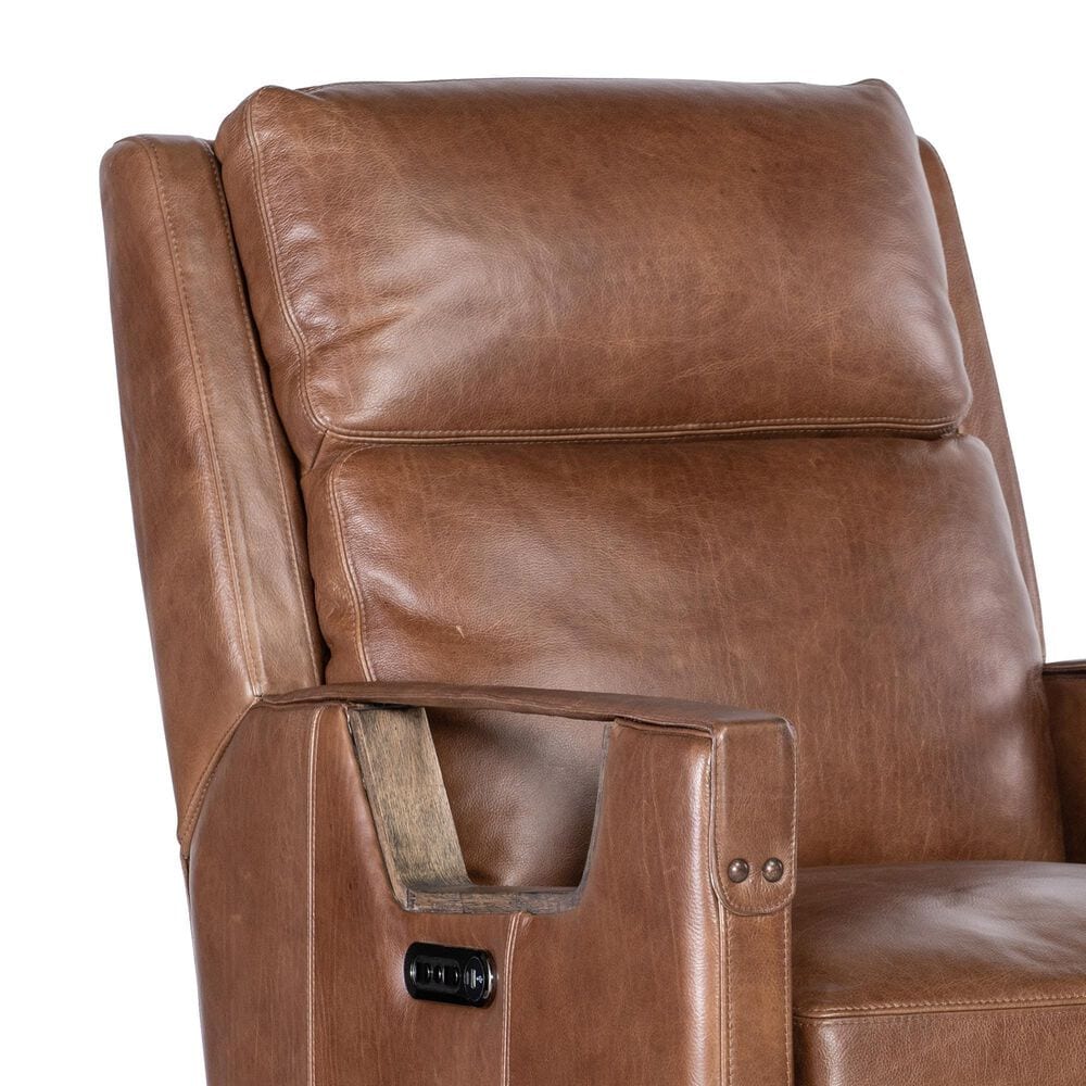 Hooker Furniture Relic Power Recliner with Power Headrest in Taupe, , large