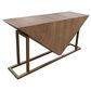 Fallridge Patagonia Sofa Table in Reddish Brown and Gold, , large