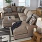 Ashley Cannonbrook 3-Piece Sectional in Cannonbrook Nutmeg, , large
