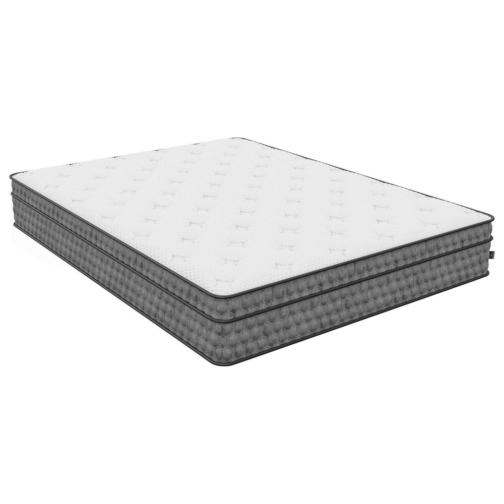 Hearth and Haven Diamond Zen Medium Euro Top Queen Mattress, , large