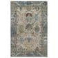 Dalyn Rug Company Silk Road Aqua, Ivory, Teal, Aloe, Brown, Taupe and Beige 3" x 5" Area Rug, , large