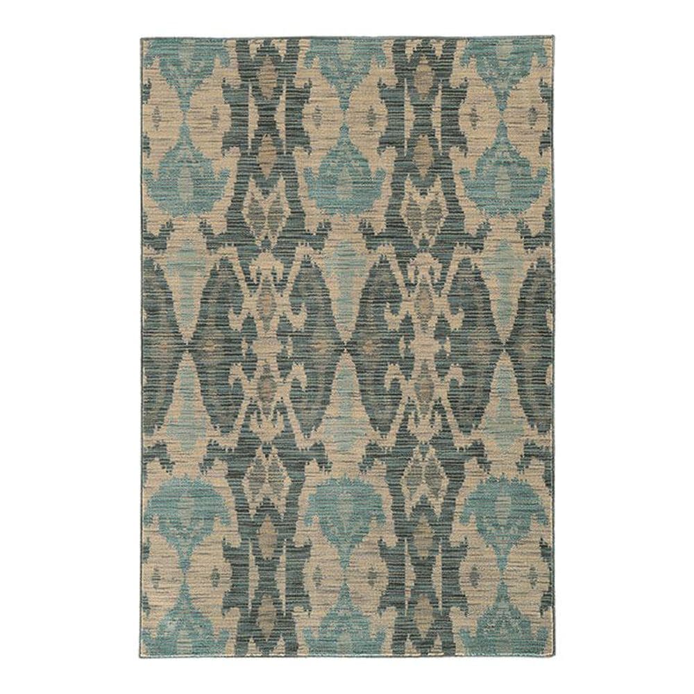 Oriental Weavers Sedona 6410D 7'10" x 10'10" Blue Area Rug, , large