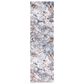 Safavieh Cyrus Shag CYR142F 2"2" x 7"9" Grey and Ivory Runner, , large